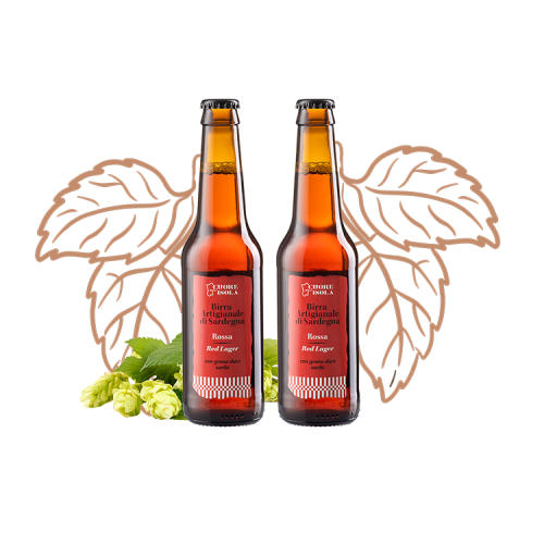 Cuore dell’Isola Birra Artigianale di Sardegna Rossa Red Lager 33 cl
