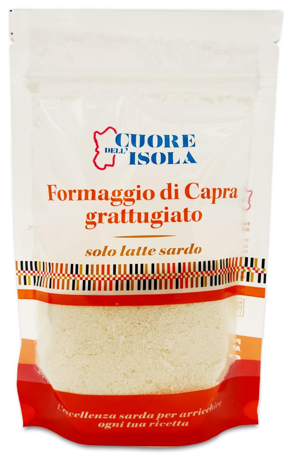 Cuore dell'Isola Formaggio di Capra Grattugiato 80g