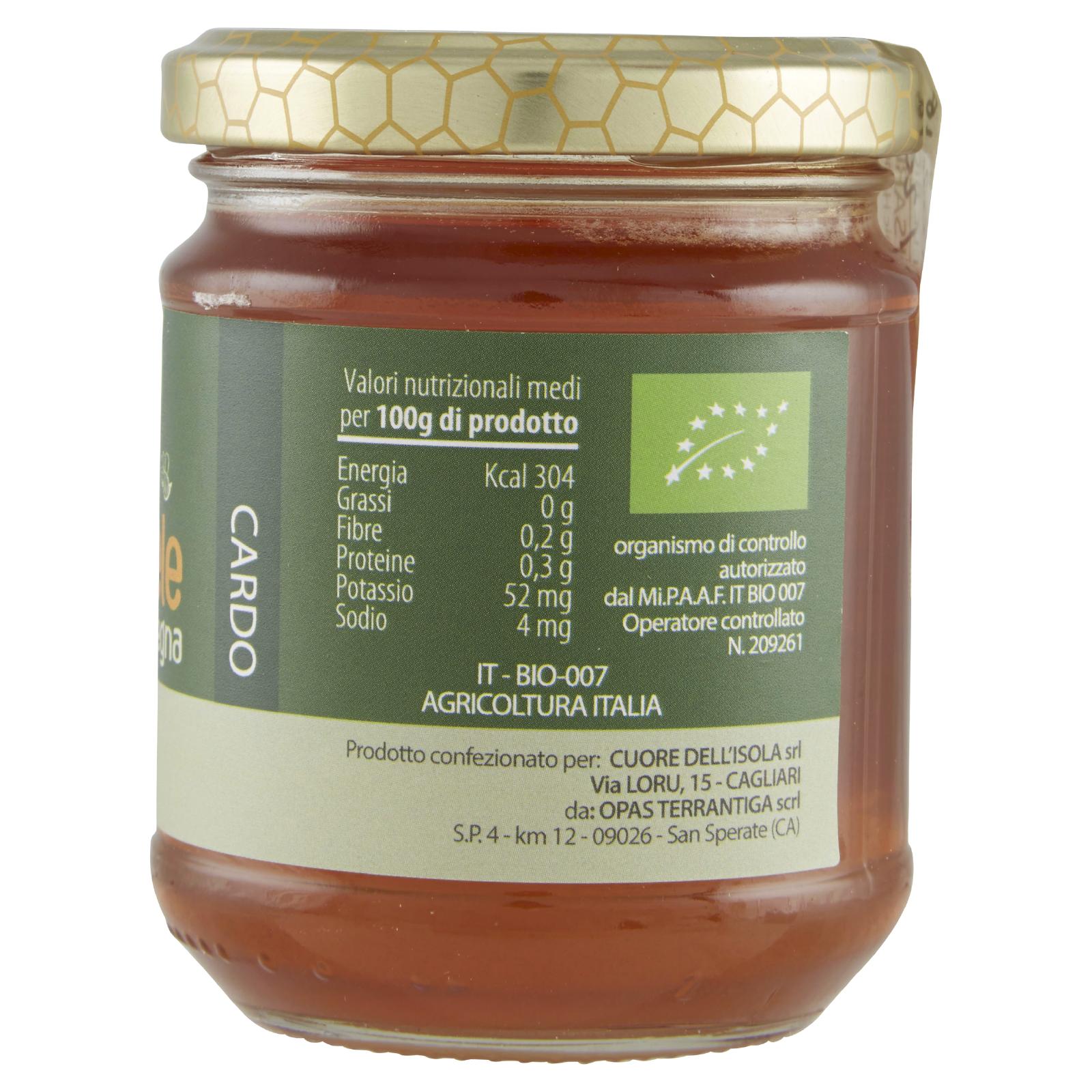 Cuore dell'Isola Miele di Cardo Bio 250 g
