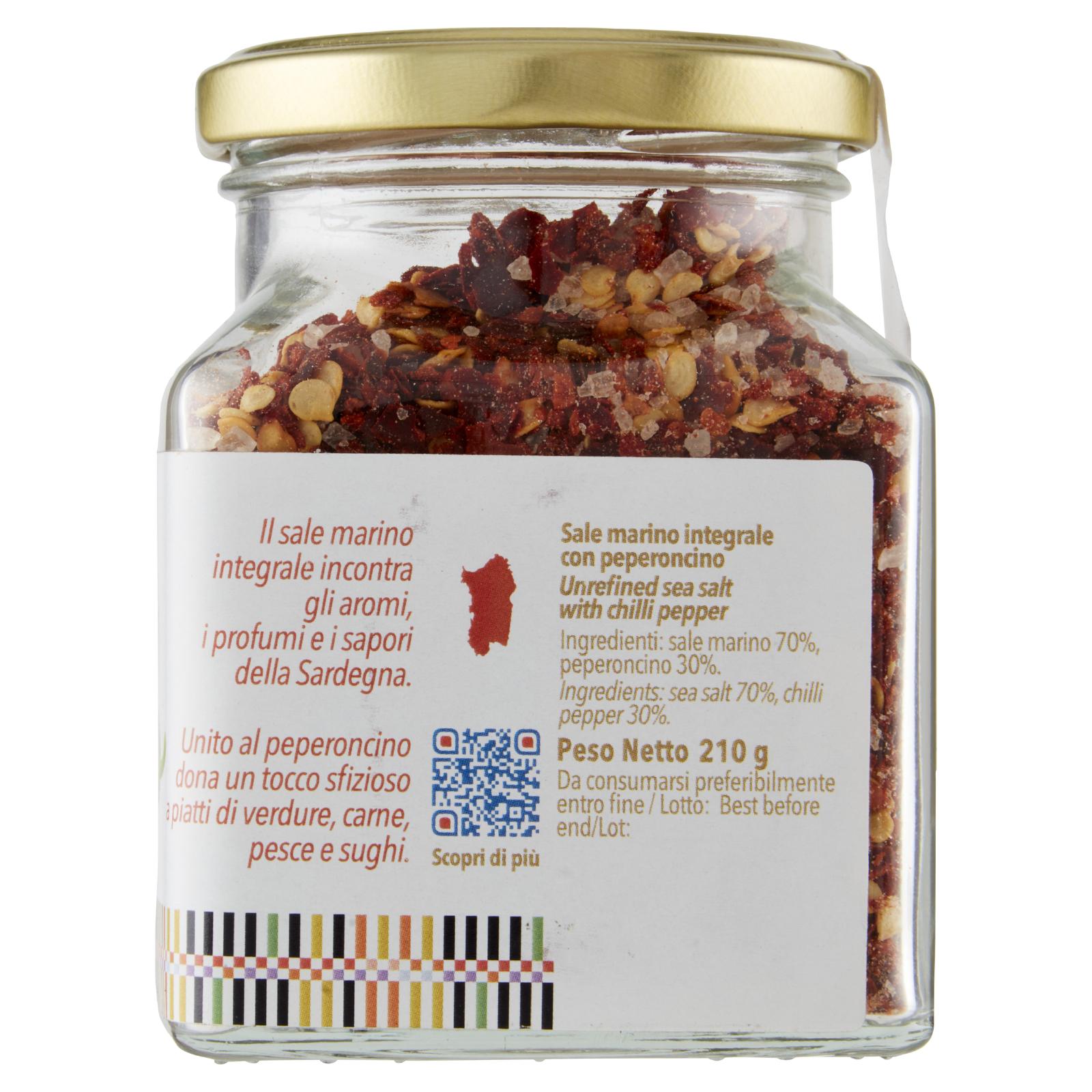 Cuore dell'Isola Sale Marino di Sardegna Peperoncino 210 g