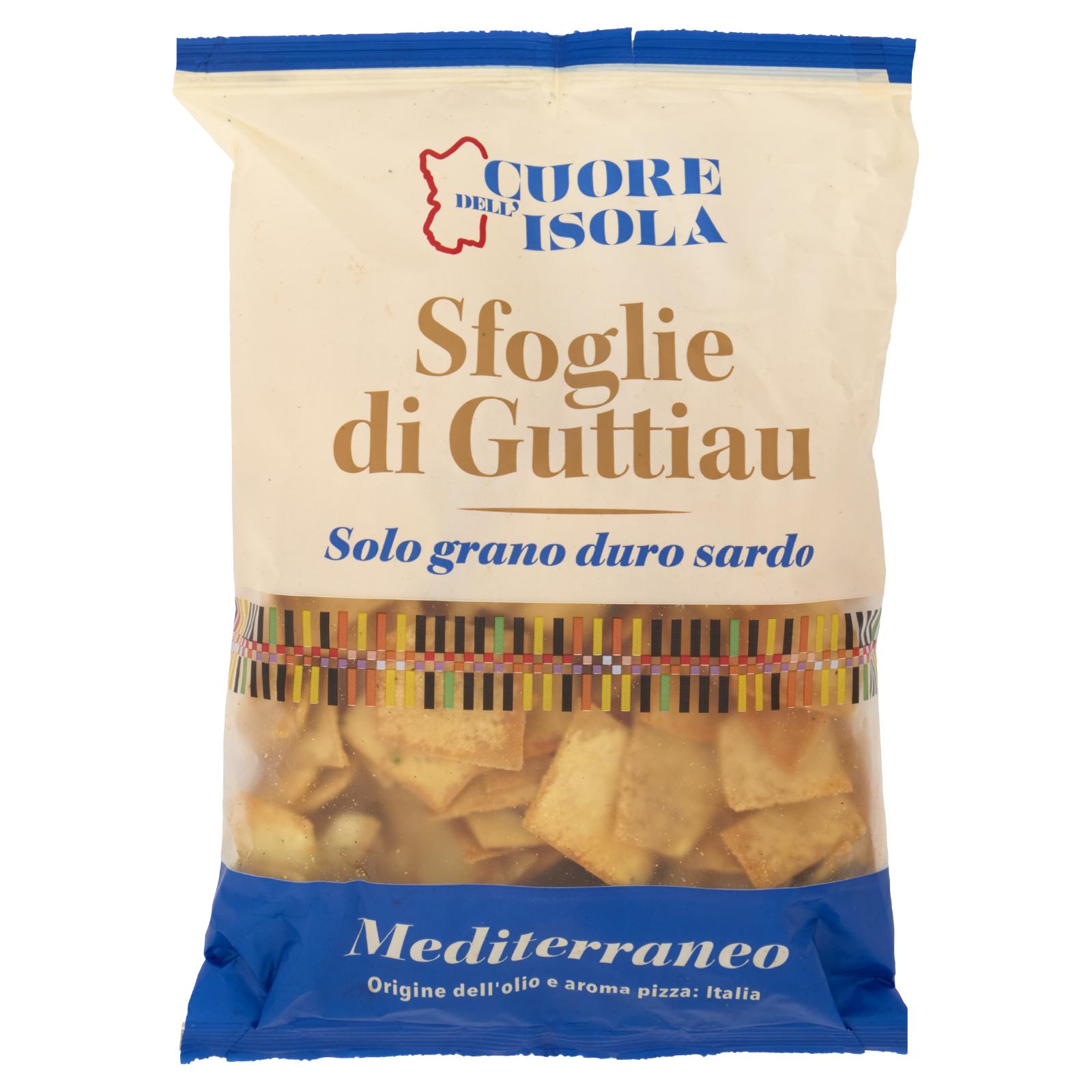 Cuore dell'Isola Sfoglie di Guttiau Mediterraneo 250 g
