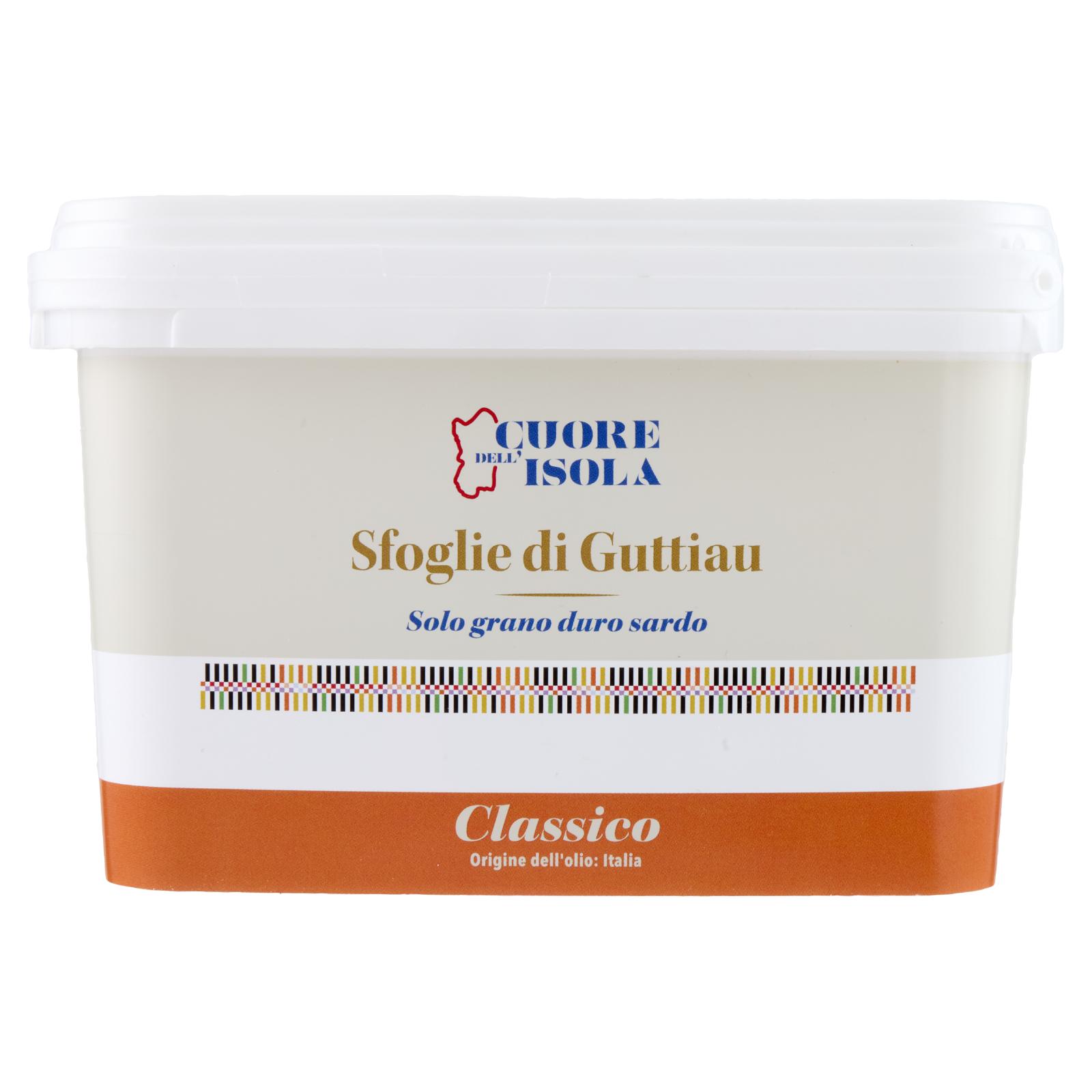 Cuore dell'Isola Sfoglie di Guttiau Classico 500 g