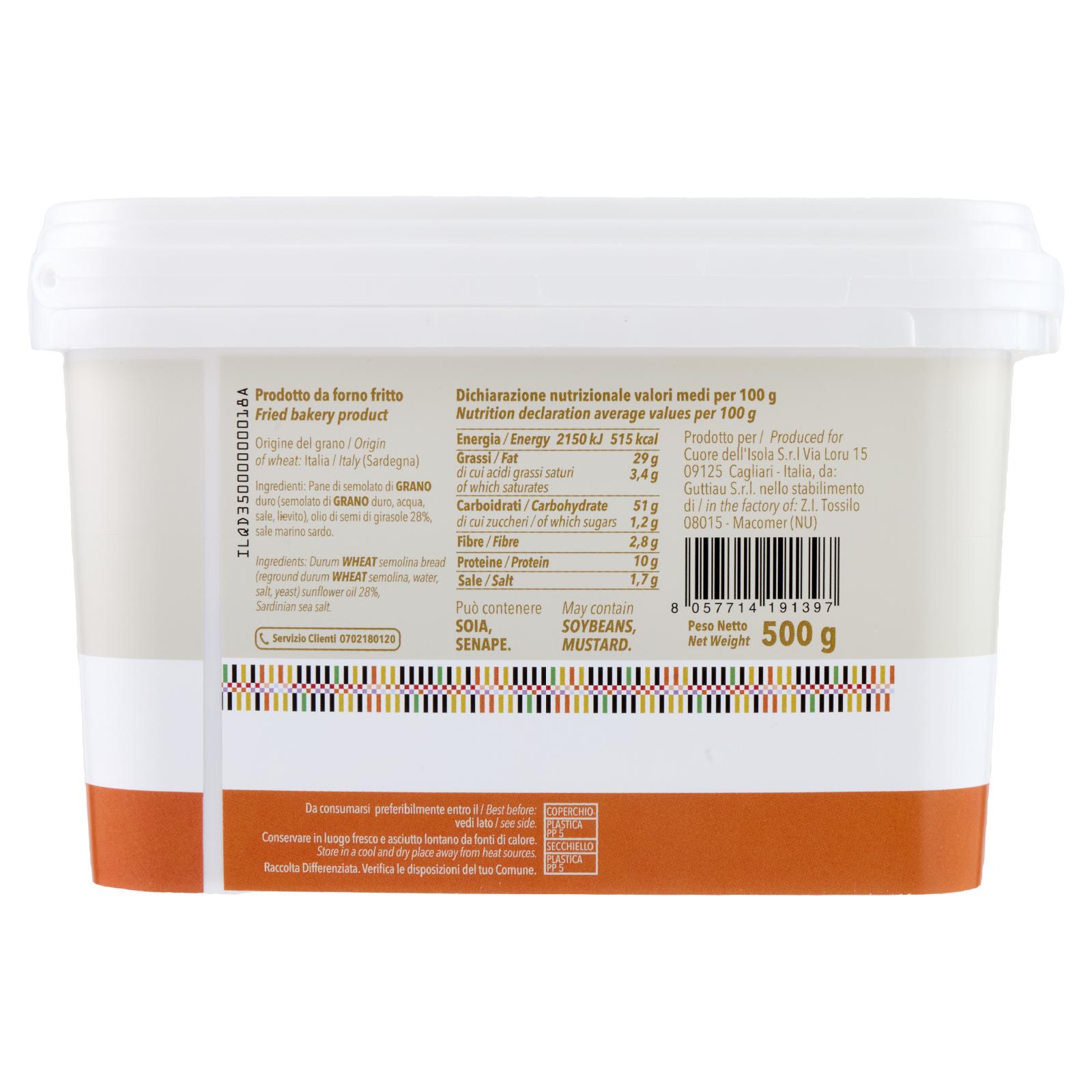 Cuore dell'Isola Sfoglie di Guttiau Classico 500 g