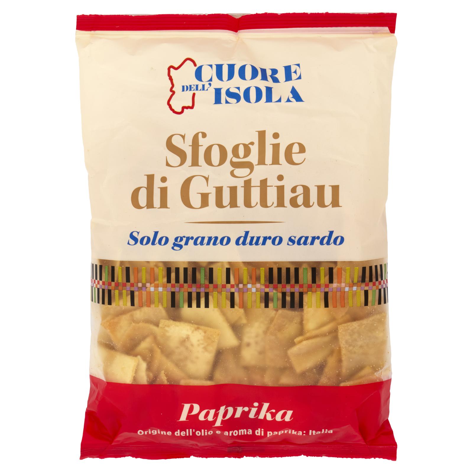 Cuore dell'Isola Sfoglie di Guttiau Paprika 250 g