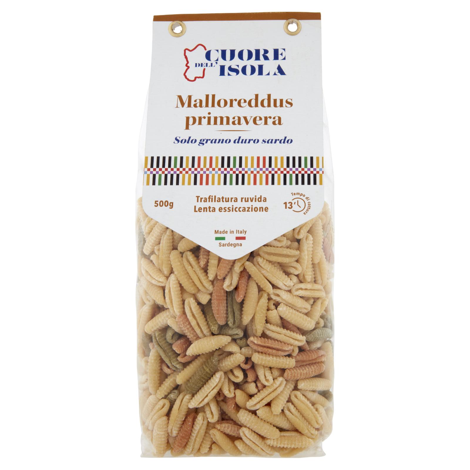Cuore dell'Isola Malloreddus primavera 500 g