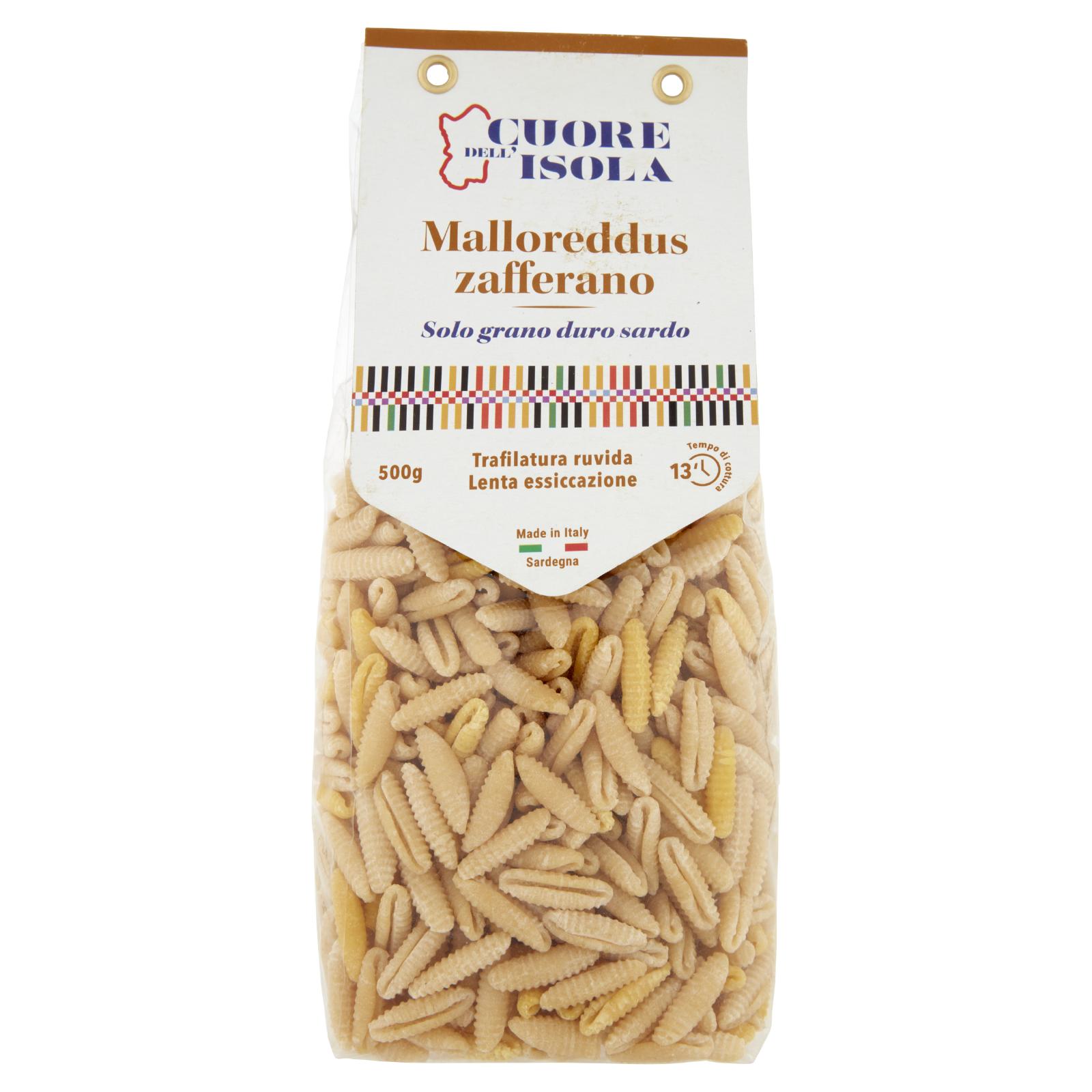 Cuore dell'Isola Malloreddus zafferano 500 g