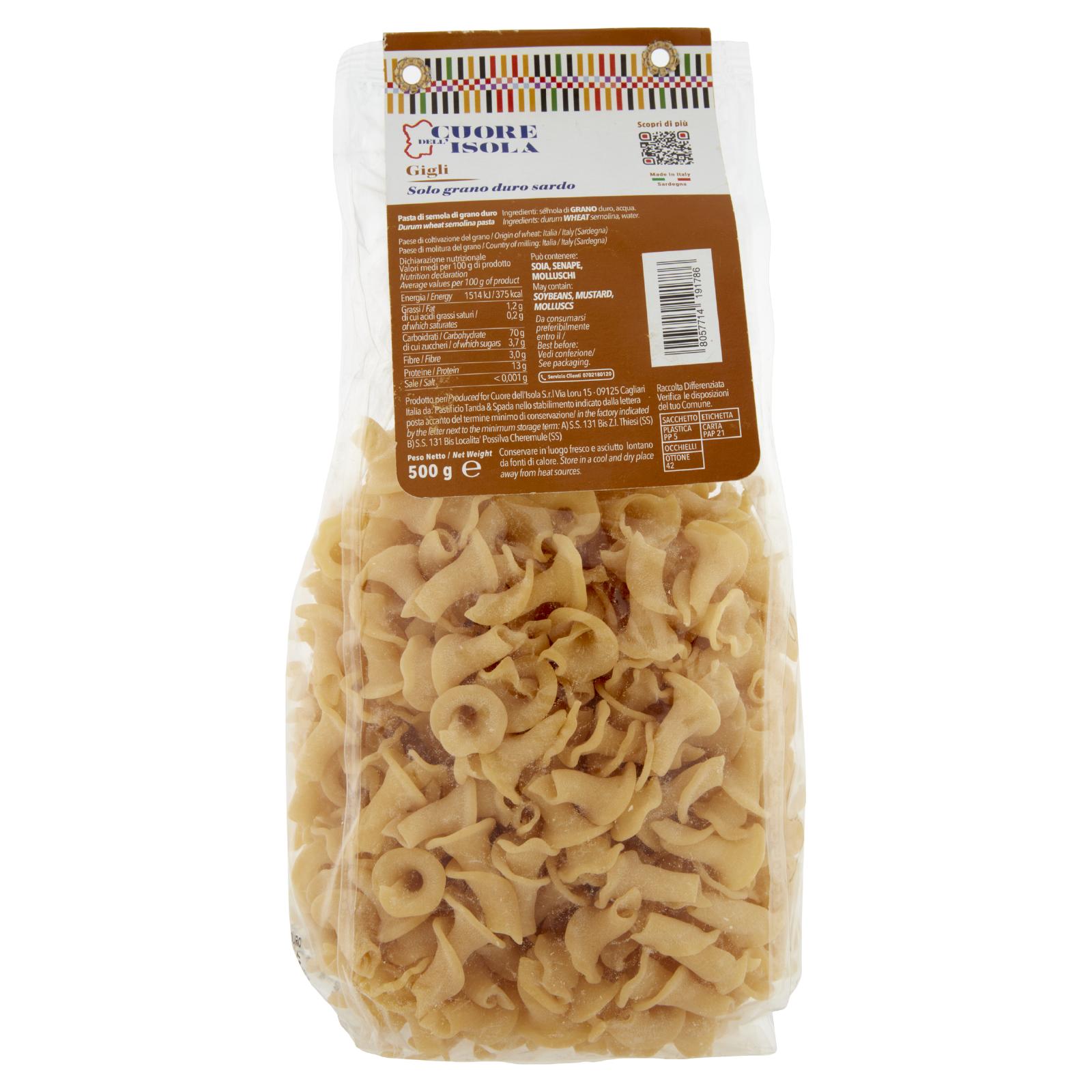 Cuore dell'Isola Gigli 500 g