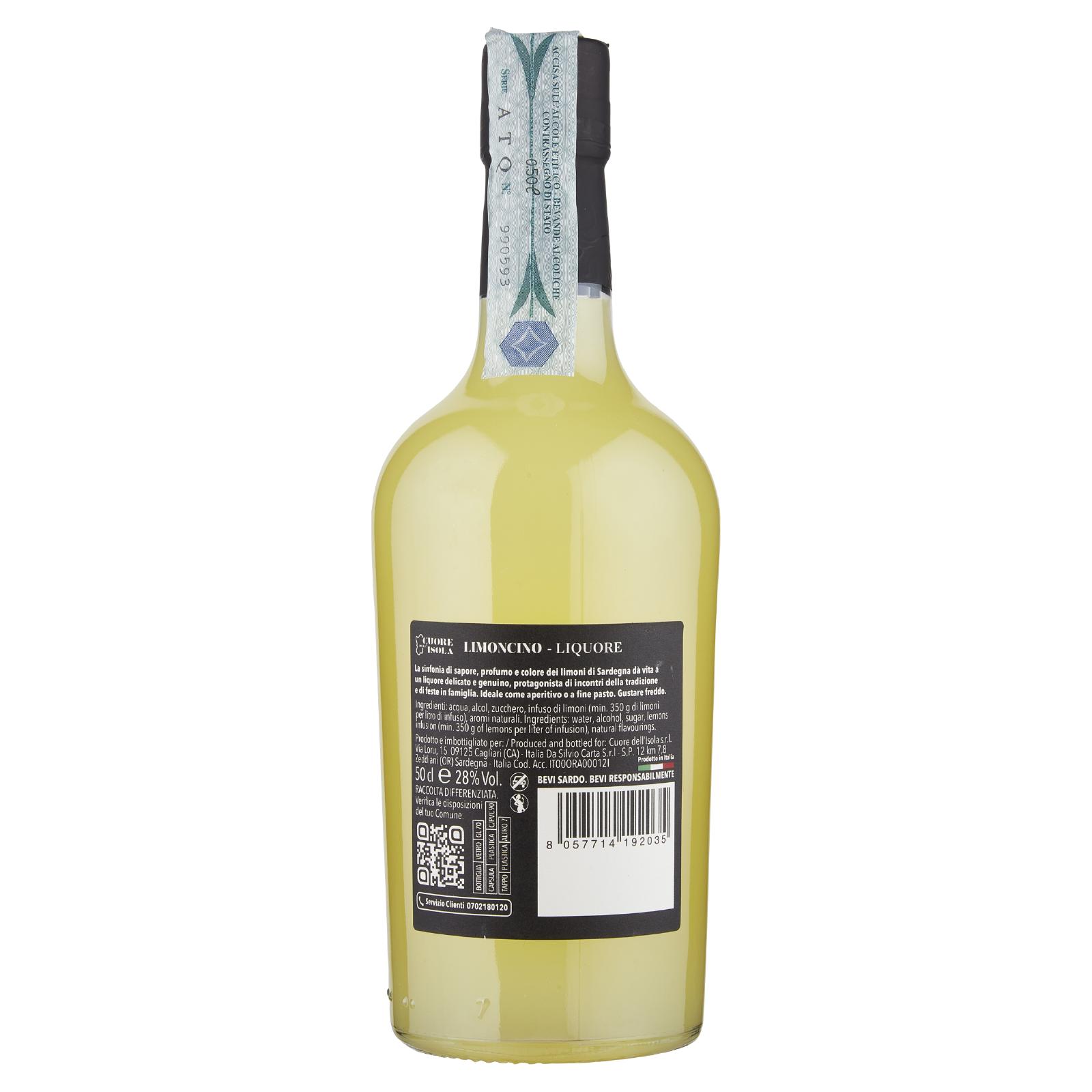 Cuore dell'Isola Limoncino liquore 50 cl