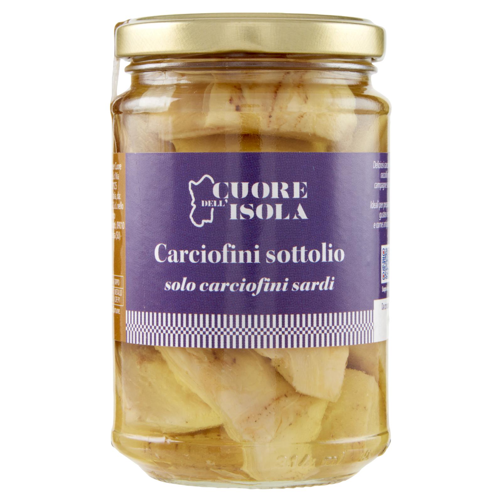 Cuore dell'Isola Carciofini sottolio 280 g