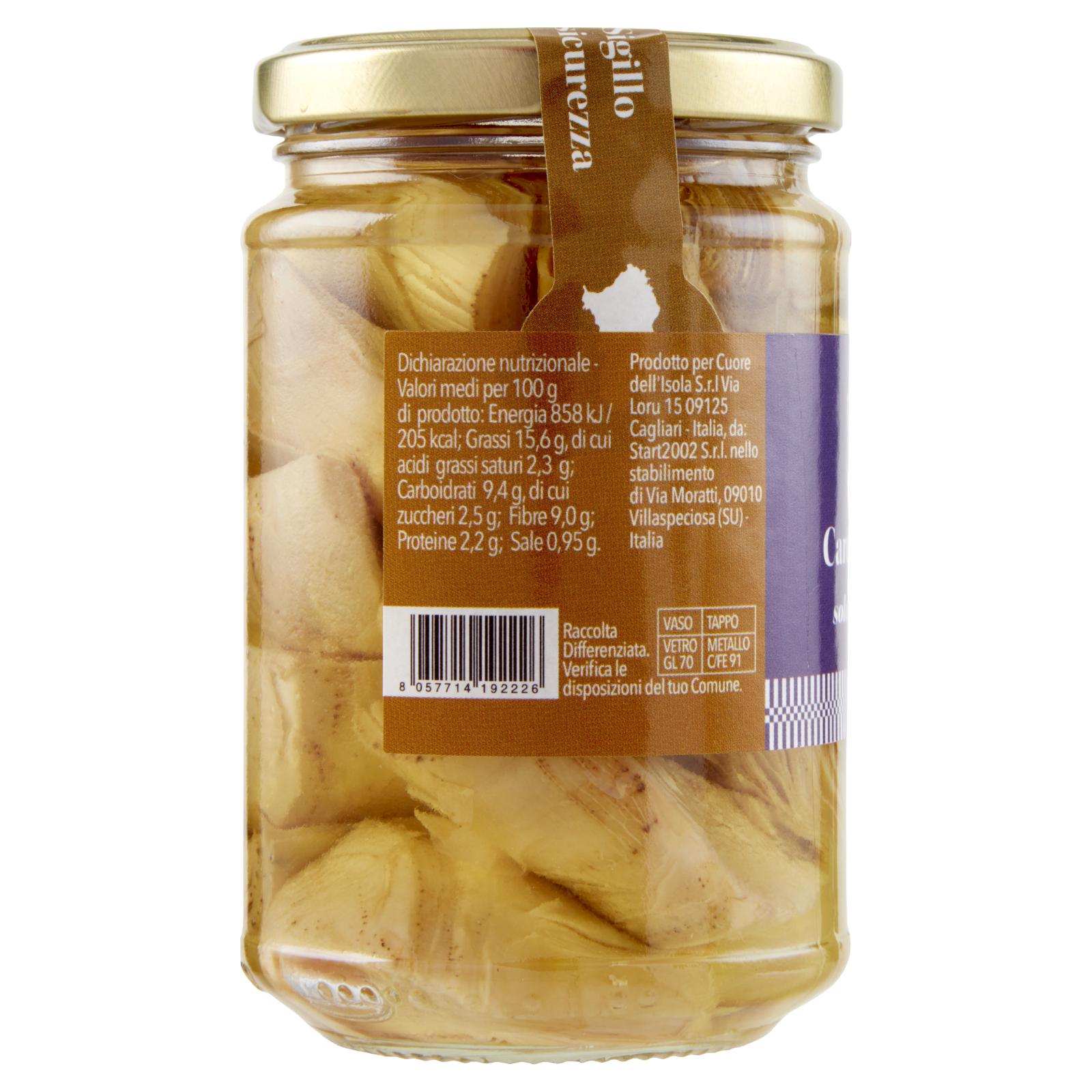 Cuore dell'Isola Carciofini sottolio 280 g