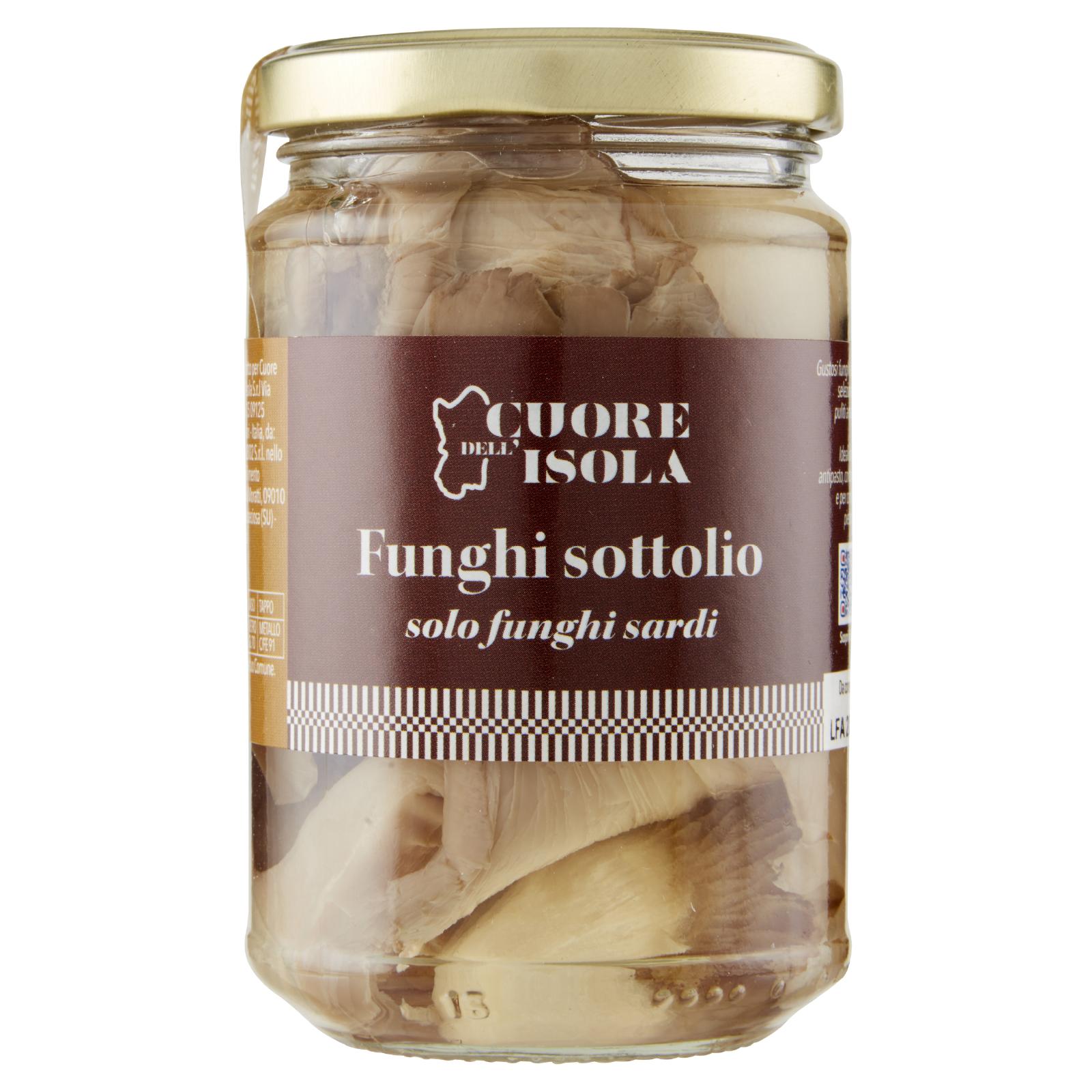 Cuore dell'Isola Funghi sottolio 280 g