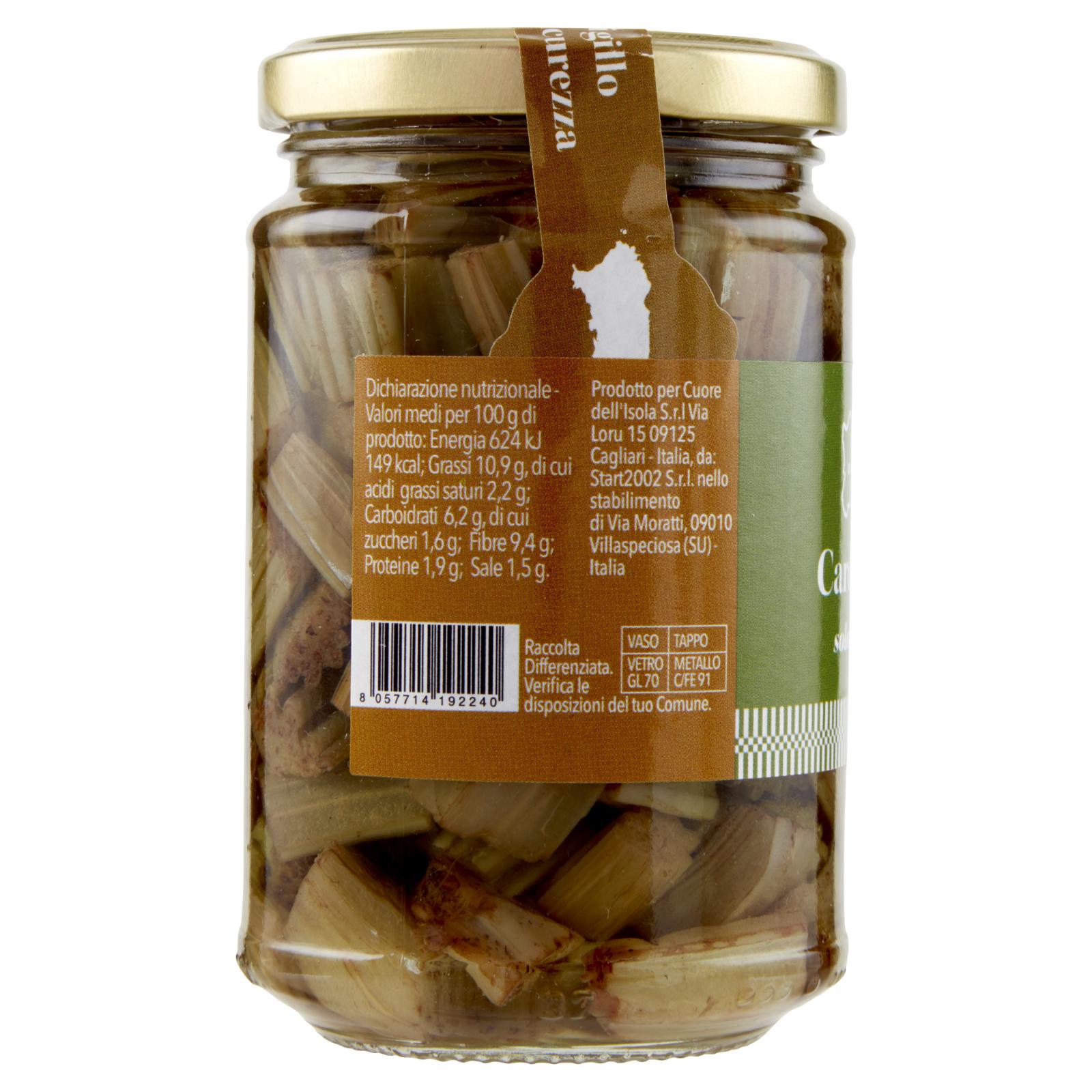 Cuore dell'Isola Cardi sottolio 280 g