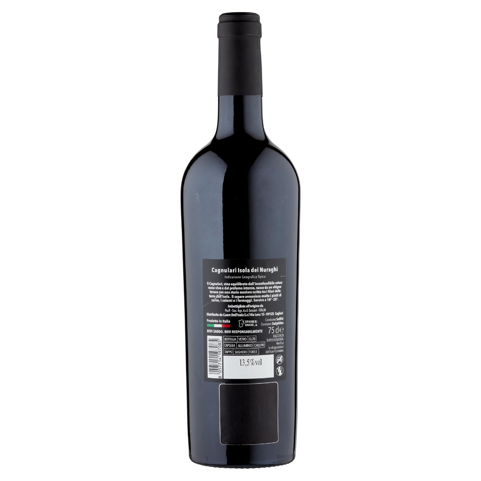 Cuore dell'Isola Cagnulari Isola dei Nuraghi IGT 75 cl