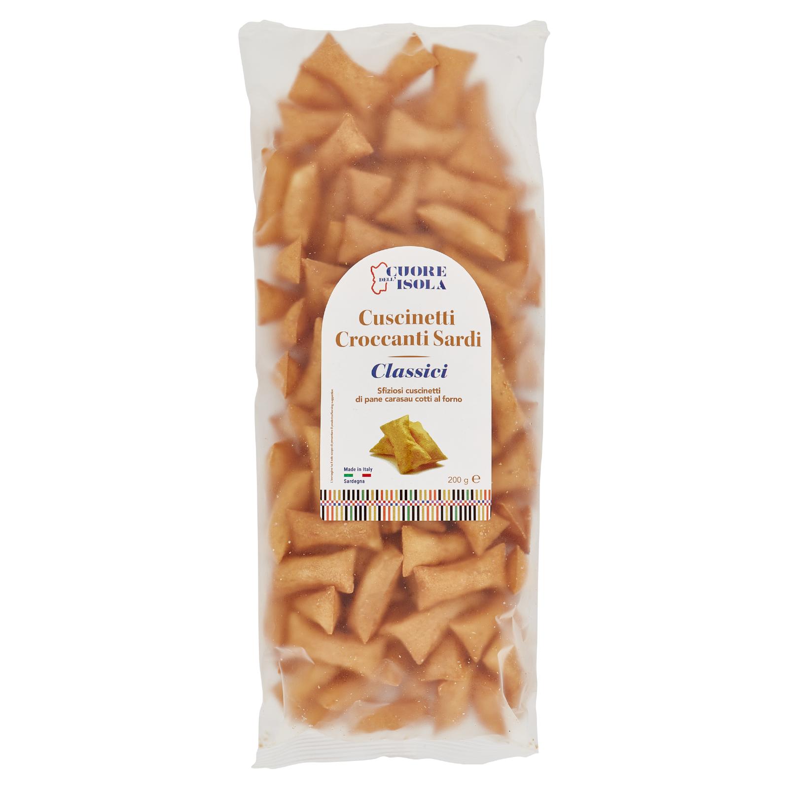 Cuore dell'Isola Cuscinetti Croccanti Sardi Classici 200 g
