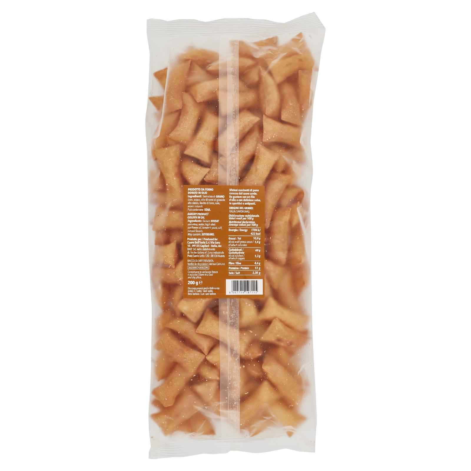 Cuore dell'Isola Cuscinetti Croccanti Sardi Classici 200 g