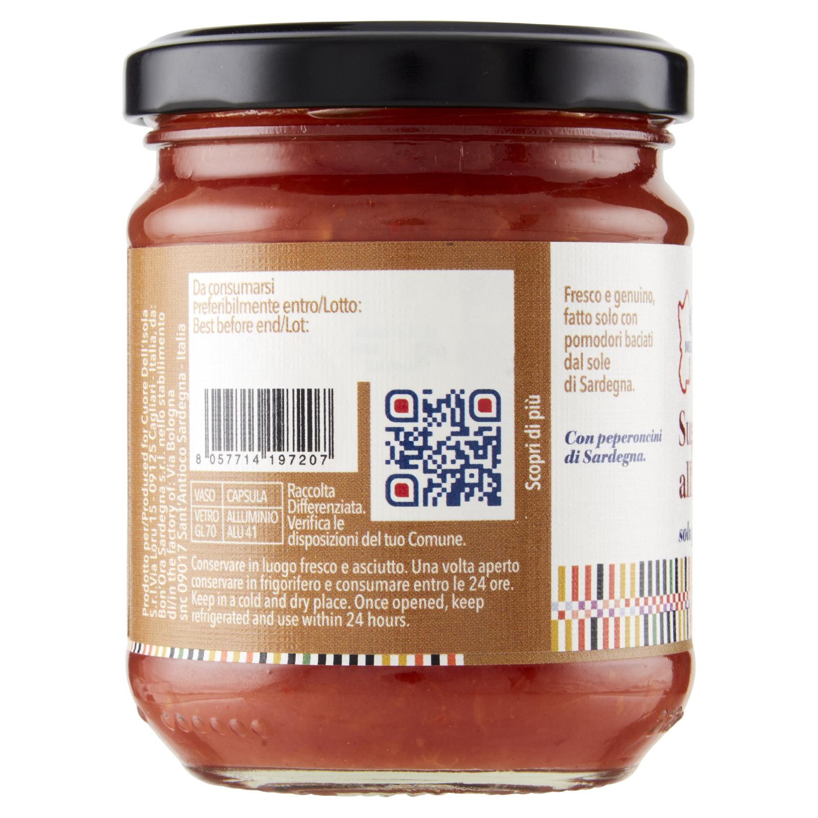 Cuore dell'Isola Sugo all'Arrabbiata 180 g