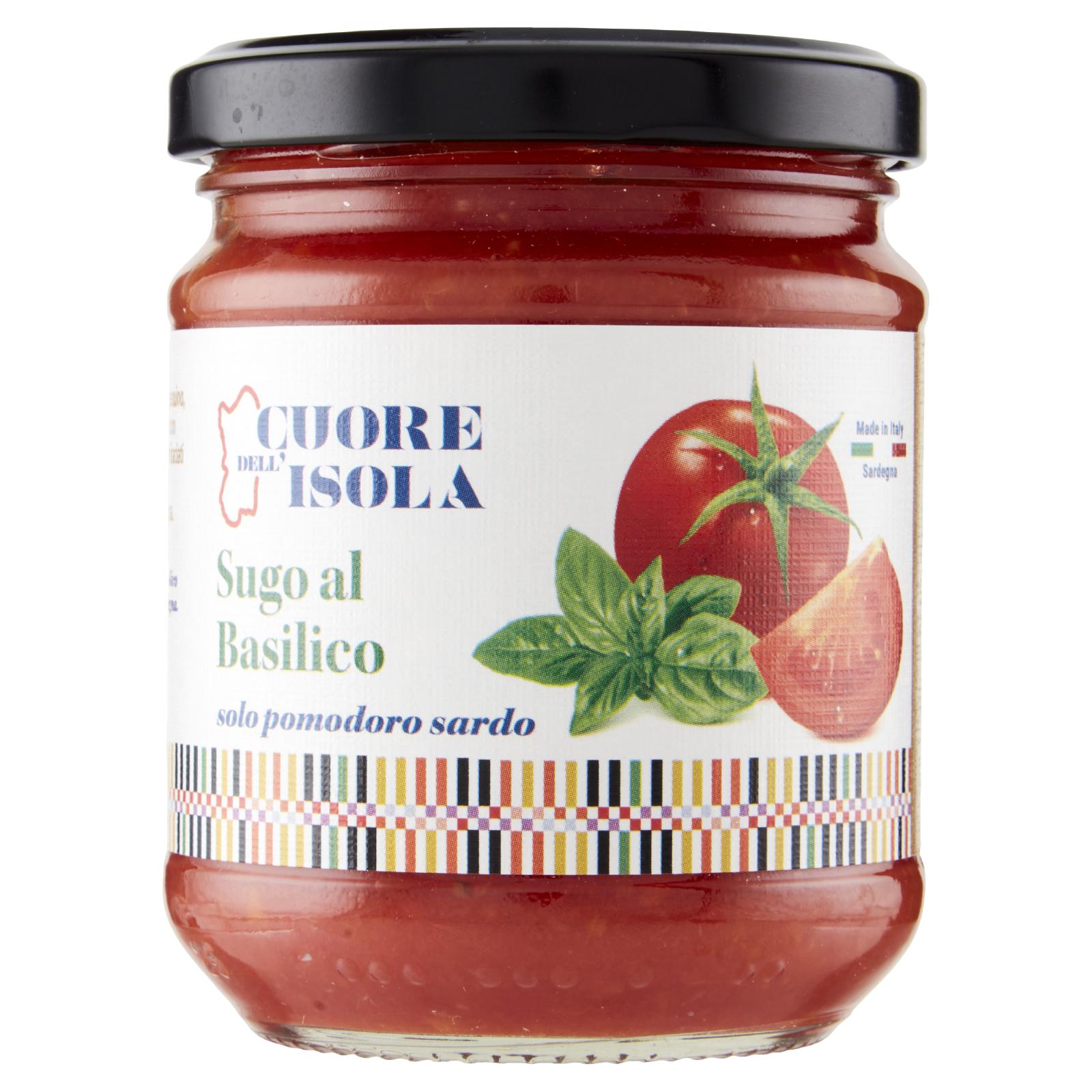 Cuore dell'Isola Sugo al Basilico 180 g