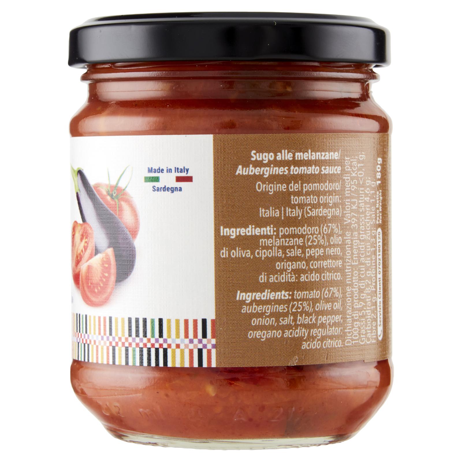 Cuore dell'Isola Sugo alle Melanzane 180 g
