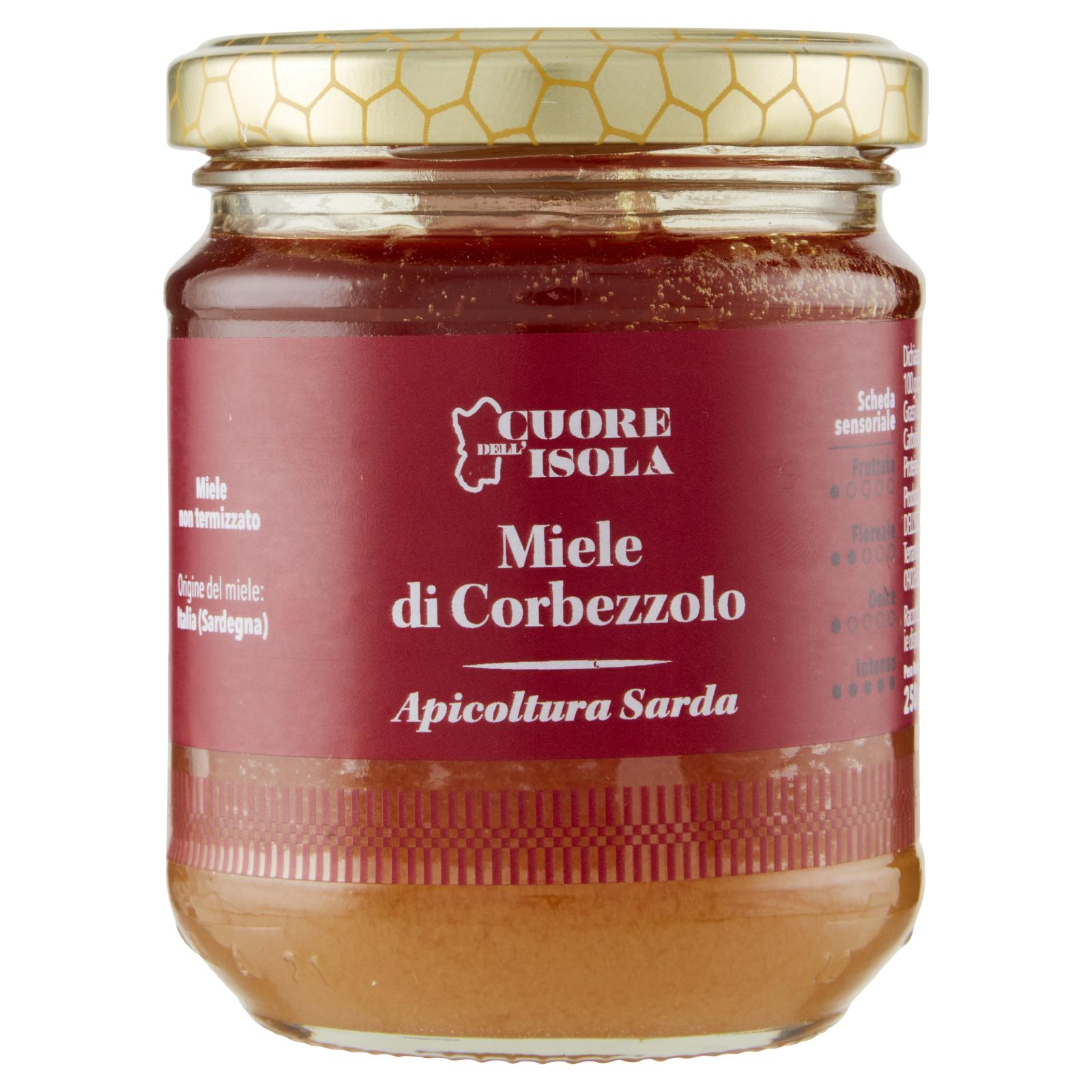 Cuore dell'Isola Miele di Corbezzolo 250 g