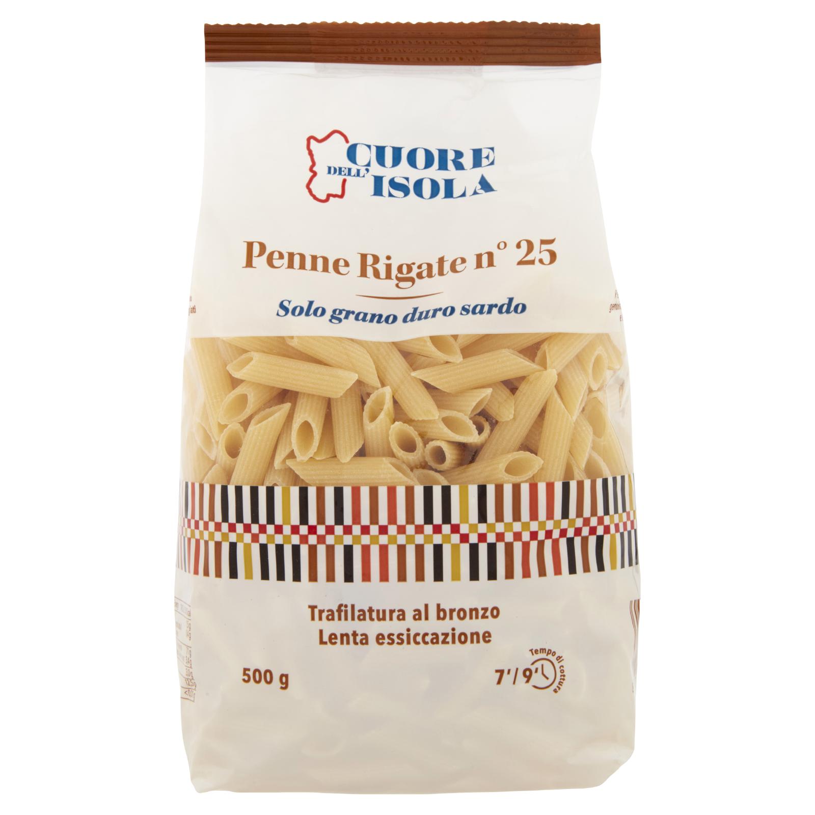 Cuore dell'Isola Penne Rigate n° 25 500 g