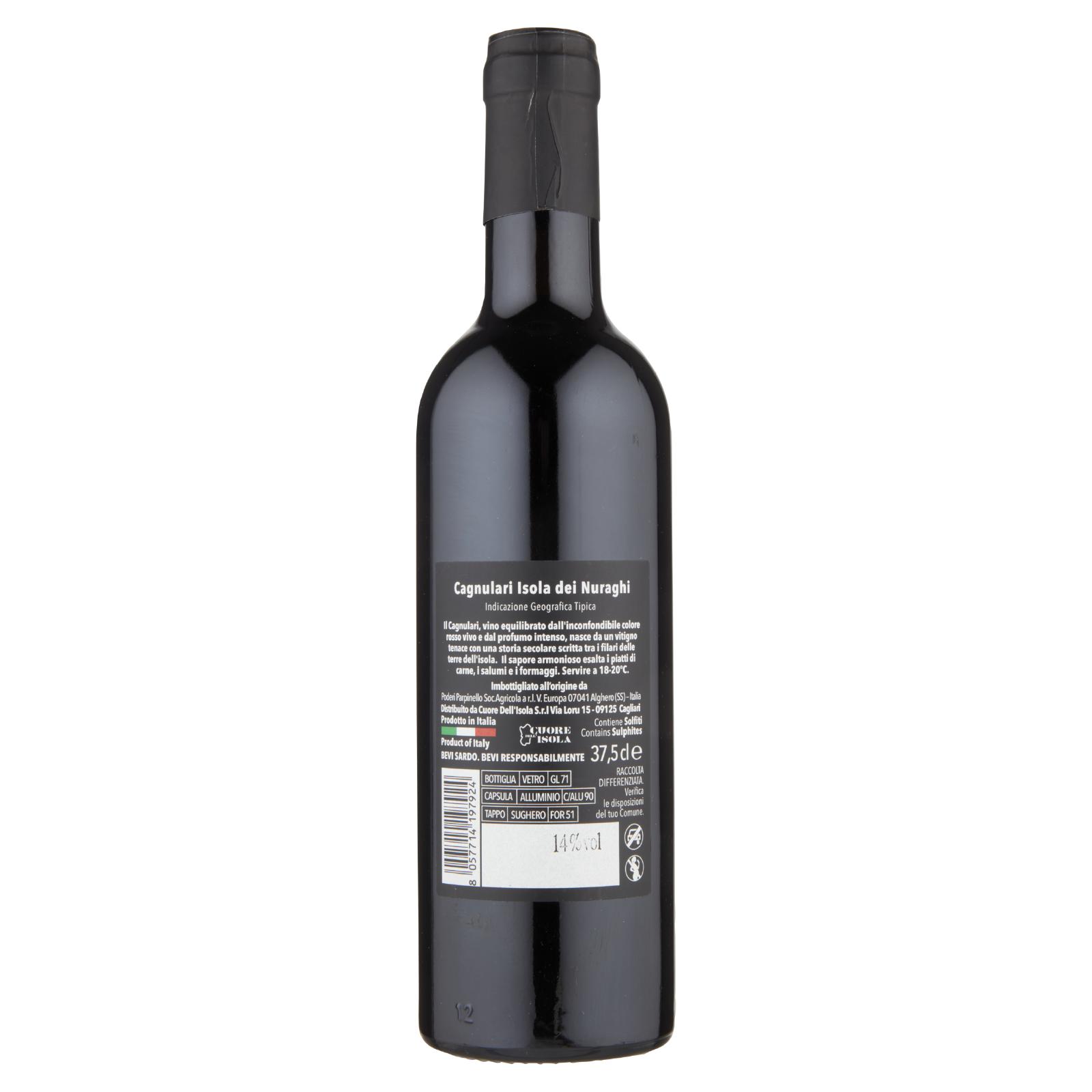 Cuore dell'Isola Cagnulari Isola dei Nuraghi IGT 37,5 cl
