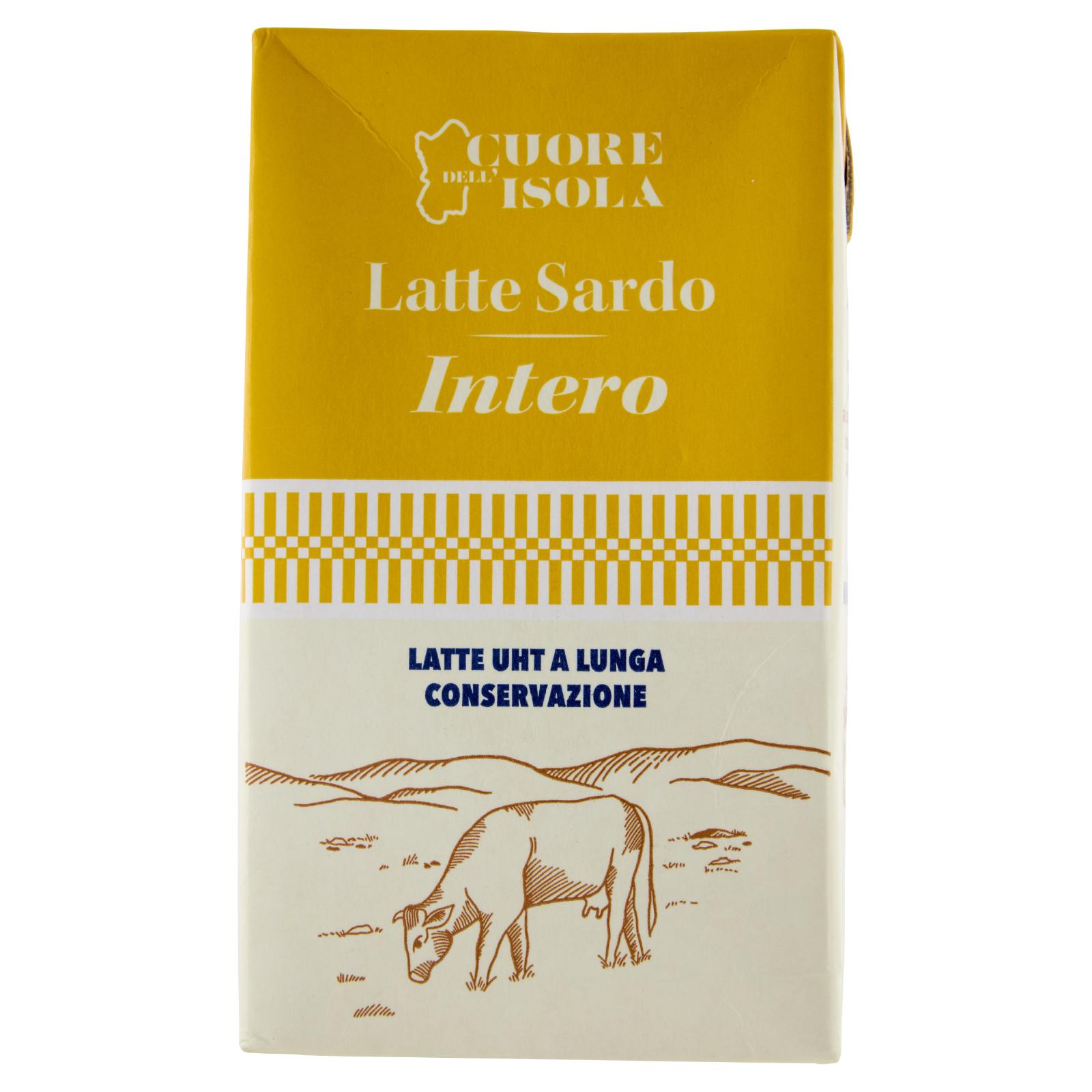Cuore dell'Isola Latte Sardo Intero UHT 1 L