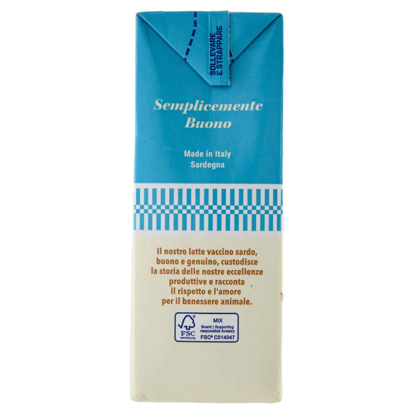 Cuore dell'Isola Latte Sardo Parzialmente Scremato UHT 1 L