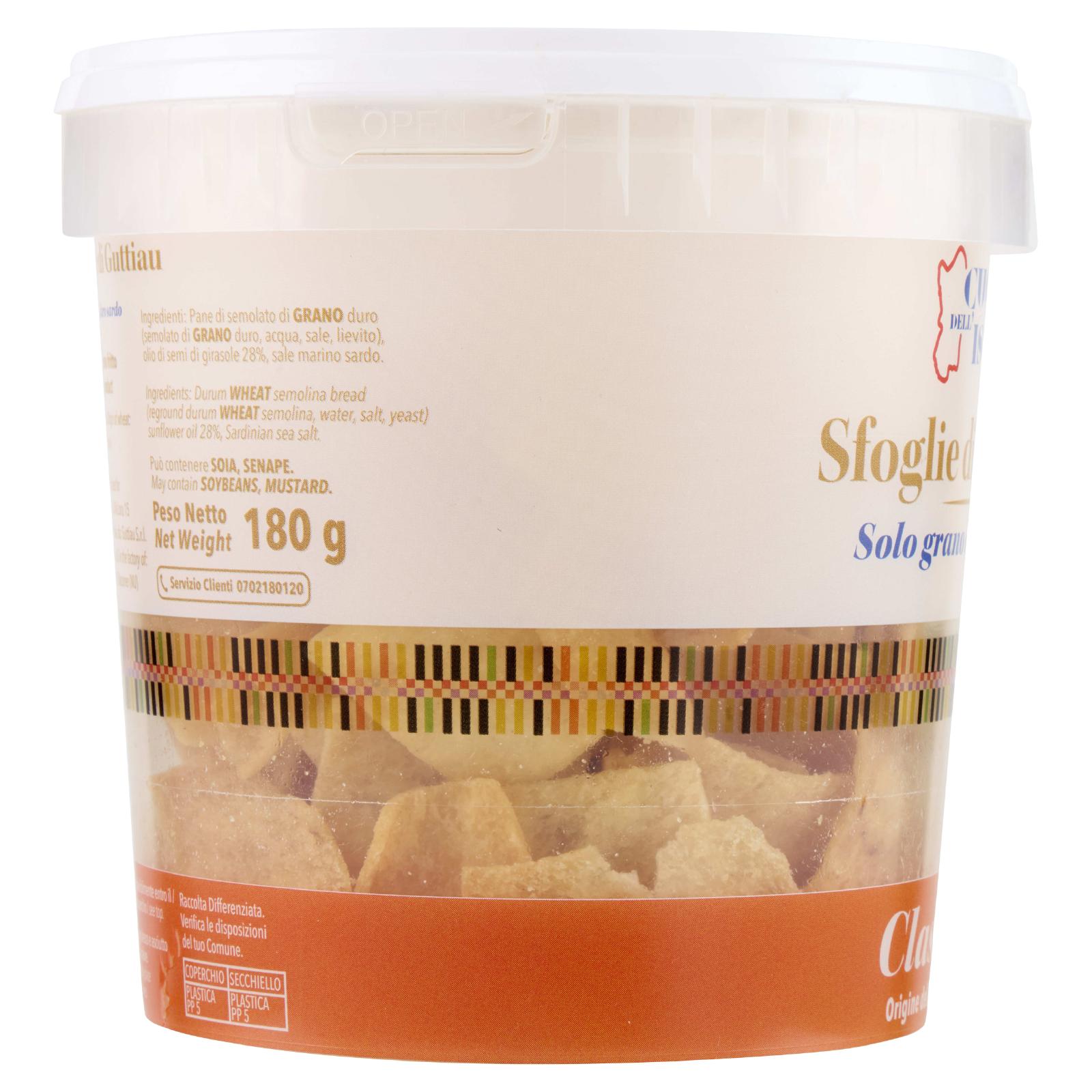 Cuore dell'Isola Sfoglie di Guttiau Classico 180 g